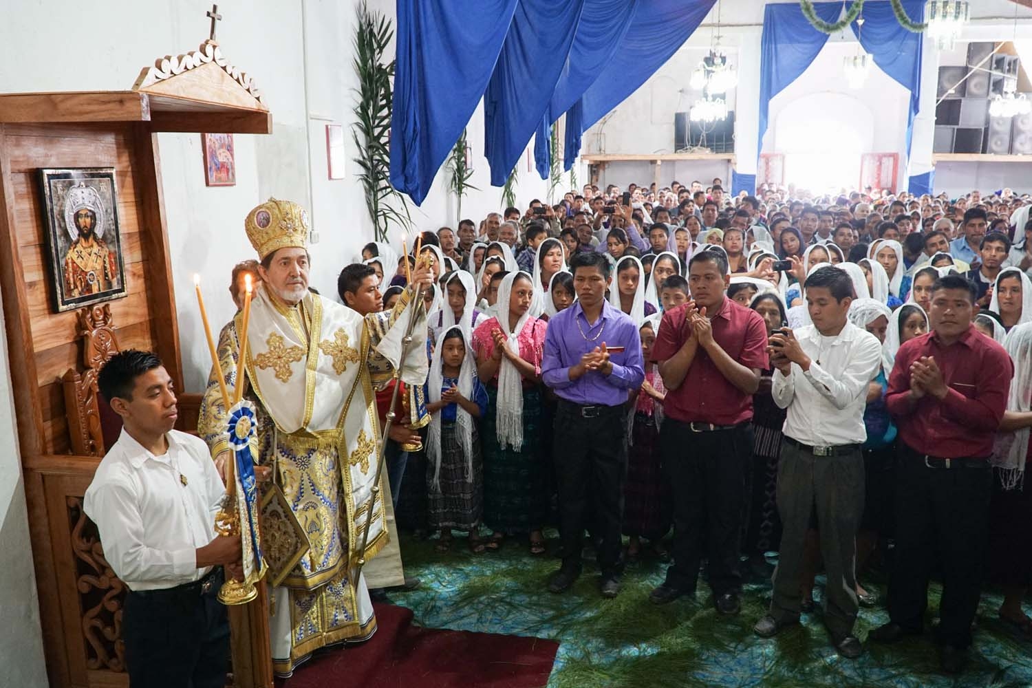 ARCHBISHOP BLESSES AGUACATE MAYAN ORTHODOX CLINIC AMIDST NATIONAL HEALTHCARE CRISIS