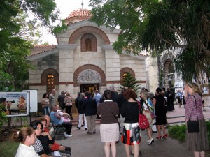 The faithful gather to commemorate their patron- St. Nicholas the Wonderworker