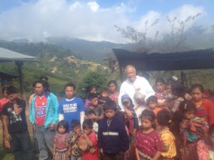 Fr. Andres visits his beloved flock of San Miguel