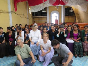 OCMC music team  members in village of Aguacate